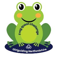 Frog quest challenge badge design