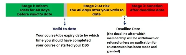Diagram of the compliance process