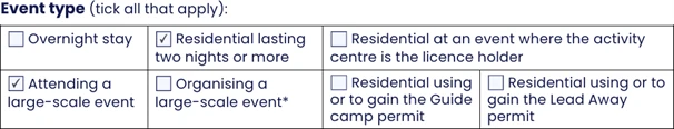 REN options for county camp